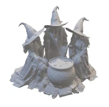 Resin printed Witches Brew
