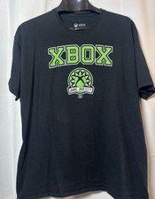 2020 Xbox Shirt 2XL Black Short Sleeve Graphic Tshirt Gaming University 2001