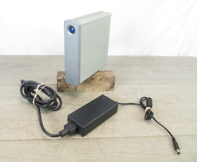lacie d2 quadra 1 TB External Hard Drive Tested 710377 & Power Supply Tested
