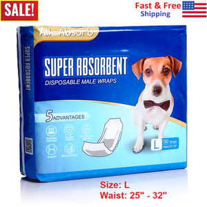 pet soft disposable male wraps