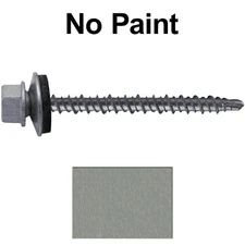 #10 NO PAINT Mini-Driller Metal to Wood 10 x 2-1/2 Inch Long Sheet Metal Roofing