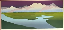 Edna Erspamer Serigraph “Clouds” 18/20 Signed California Artist Rare & Beautiful