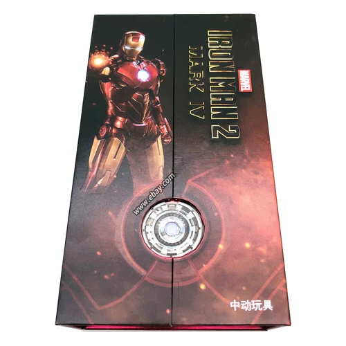 Xmas Gift ZD Marvel IRON MAN 2 MK4 Mark4 Action Figure Toys Avengers Heroes 7" - Picture 4 of 8