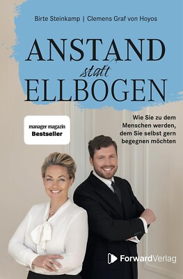 Buch Anstand statt Ellbogen Geb. Ausgabe Steinkamp von Hoyos BESTSELLER R1 NEU