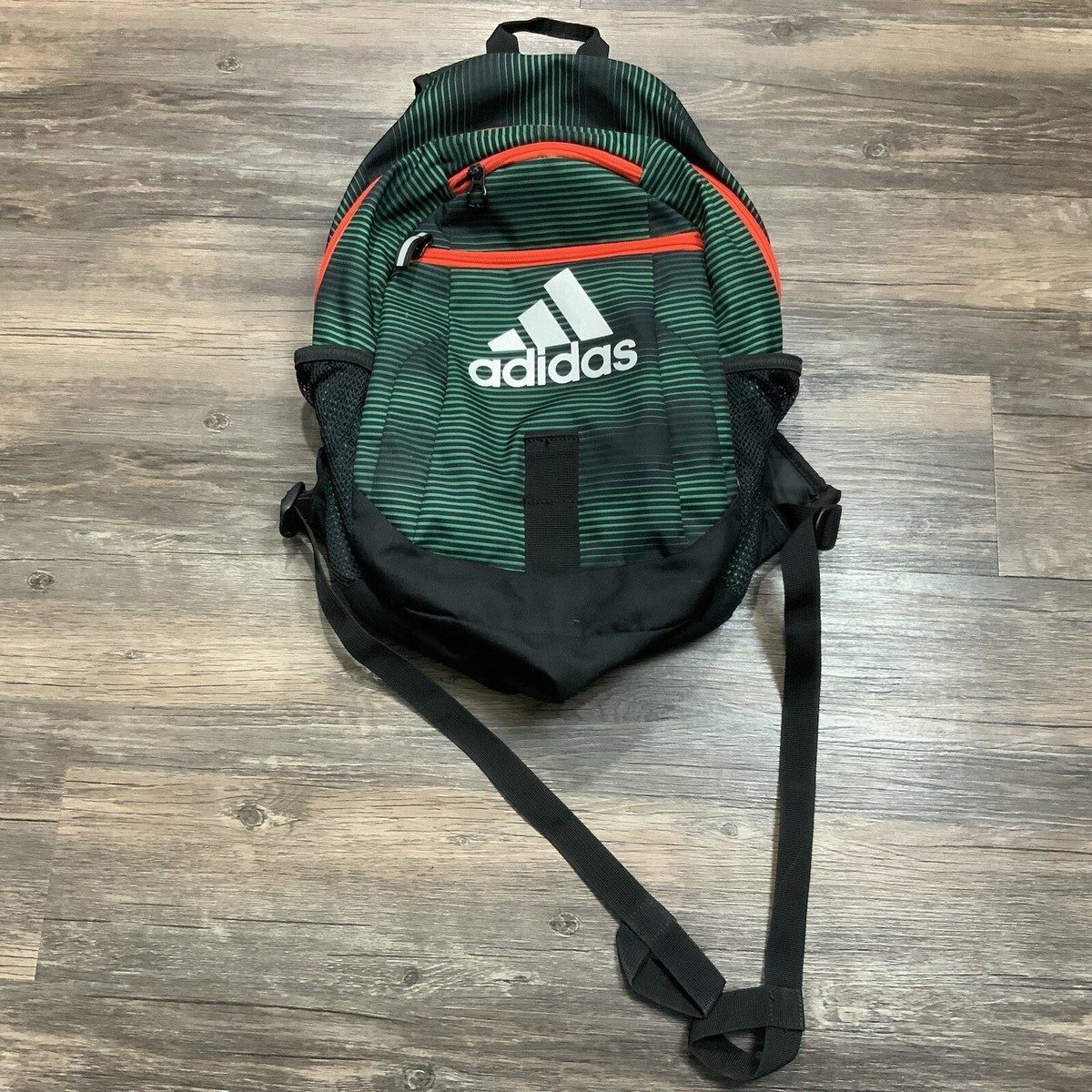 adidas back to school backpack Black Green Orange Adidas Backpack Back To School
