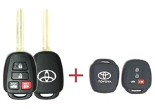 New 2014-2018 Toyota Camry Remote Key HYQ12BDM H Chip + Protective Case A+++