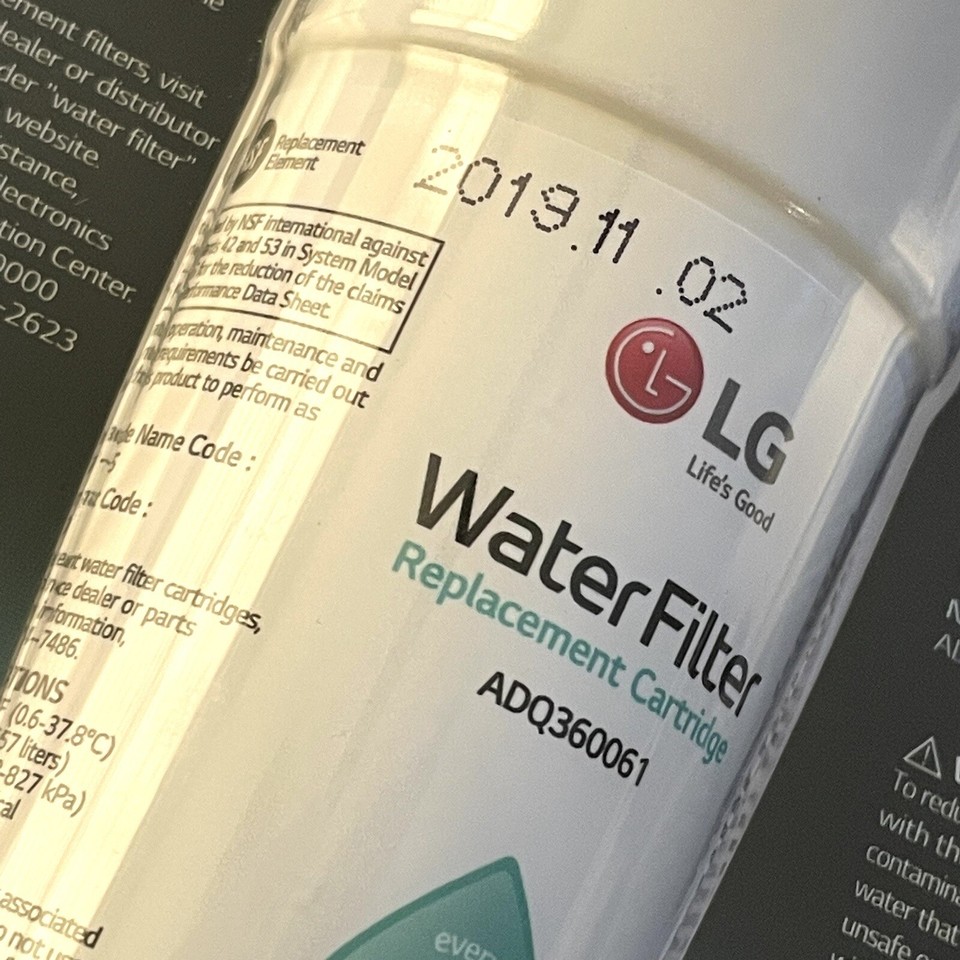 OEM LG Water Filter Replacement Cartridge ADQ36006104 ADQ360061 LT700P