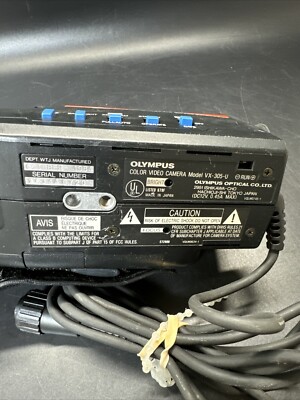 Olympus カラービデオカメラ vx-305 OLYMPUS COLOR VIDEO CAMERA VX-305/ For Parts | eBay