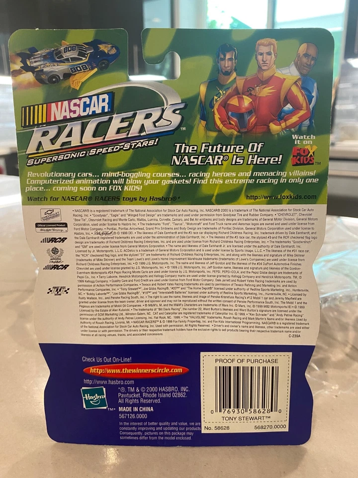 2000 Winners Circle Tony Stewart Prima Vittoria #20 Home Depot Auto - Immagine 2 di 2