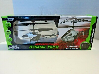 Aeroquest Remote Control Helicopter w/Infrared Control Dynamic Rider 2 Channel