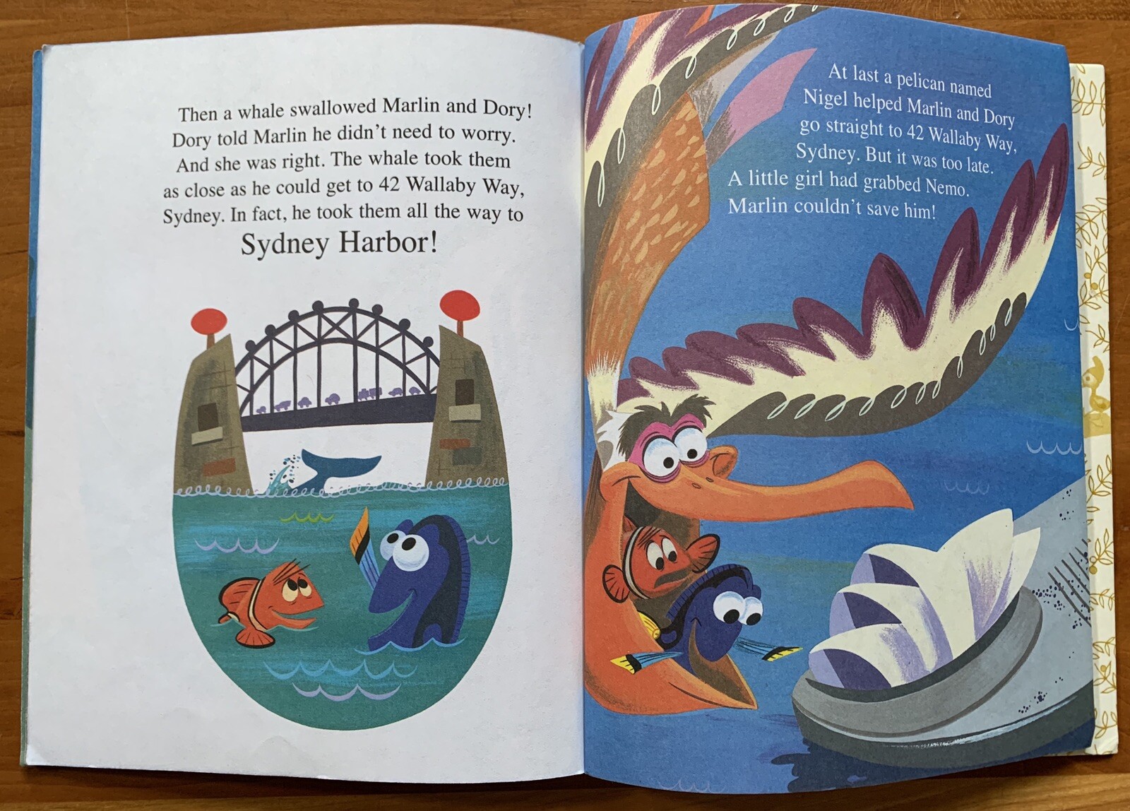 Disney Pixar Finding Nemo A Little Golden Book Hardcover Victoria Saxon ...