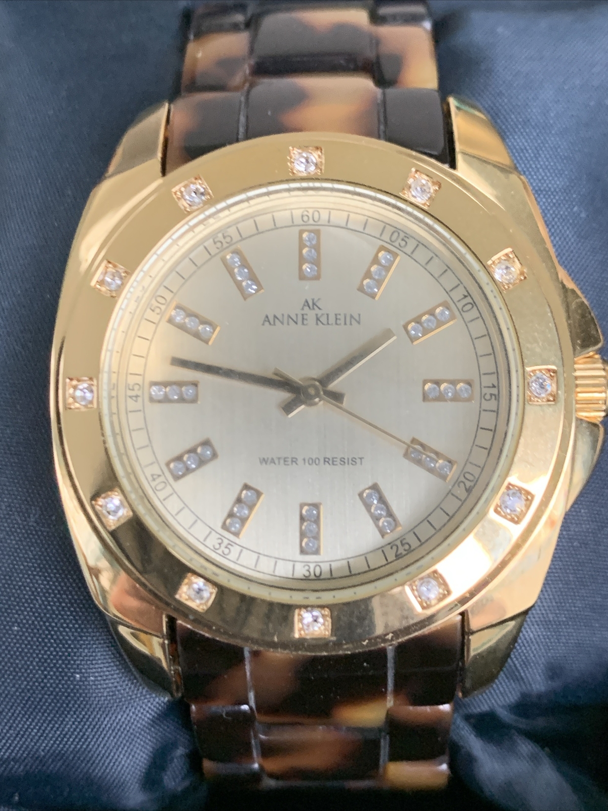 Anne Klein Y121E Women’s Watch Quartz 3ATM Leopar… - image 1