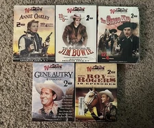 TV Western Classics 2 DVD Set Lot 5-Anne Oakley Jim Bowie Cisco Kid Gene Autry