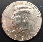 Collectible 1994 KENNEDY HALF DOLLAR JFK 50 Cent Piece **VINTAGE COIN**