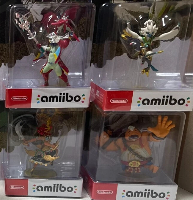 The Legend of Zelda Tears of the Kingdom amiibo Tulin Yunobo Sidon