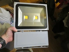 Two WHDZ 100W LED Flood Lights Warm White Outdoor Lamp Lighting Floodlights 110V