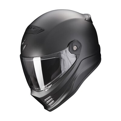 Scorpion Covert FX Solid Motorradhelm Gr. L - Schwarz Matt