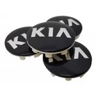 4 x 58 mm Kia hub cap wheel cover hub caps black