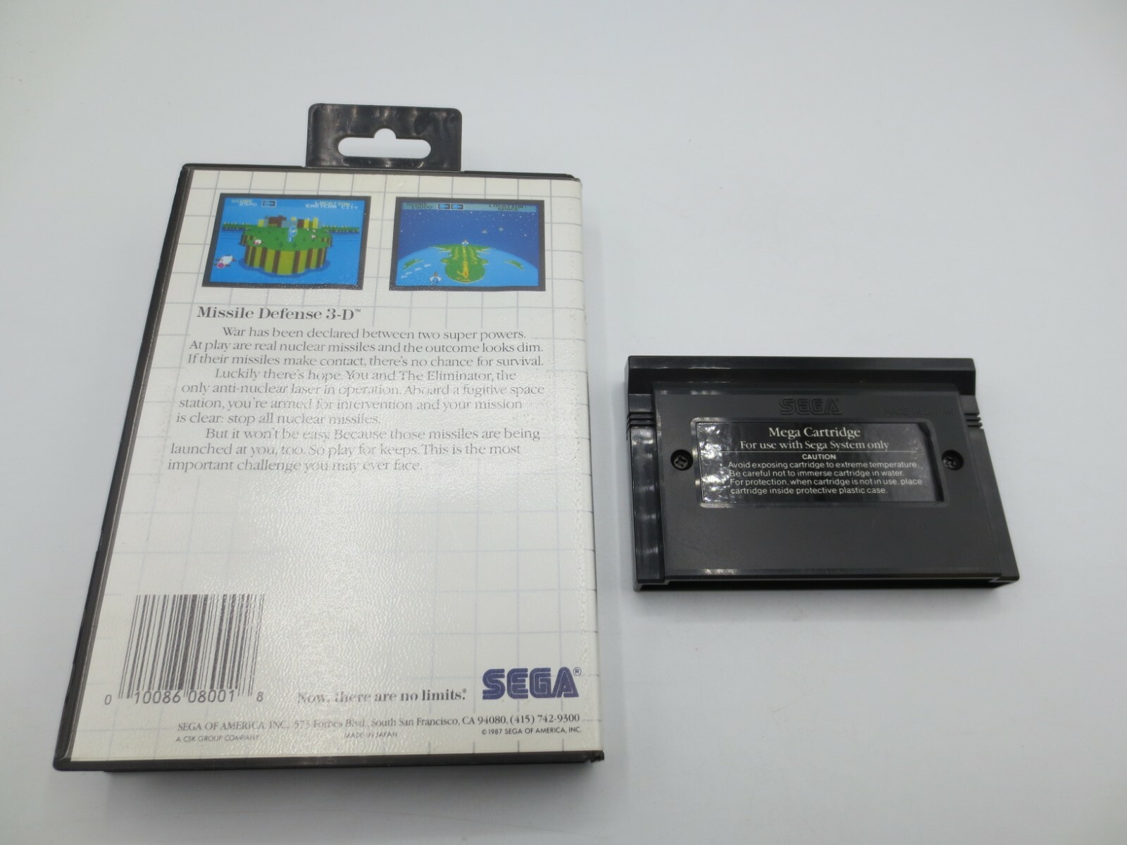 Missile Defense 3-D (Sega Master, 1987) for sale online