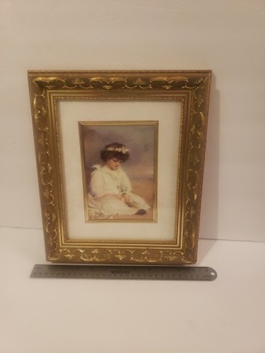 Sir John Everett Millais "The Little Speedwells Darling Blue" Gold Framed - Picture 5 of 9