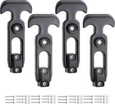 Rubber Replacement Cooler Latches, Flexible T-Handle, 4 Pack