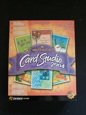 Hallmark Card Studio 2-CD Set 2004 Sierra Home Greeting PC - NIB Sealed 
