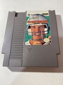 John Elway's Quarterback NES Nintendo Cart + Box Only - Authentic/ Tested