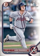 2022 BOWMAN PROSPECT 1ST ATLANTA BRAVES - LUKE WADDELL #BP-48