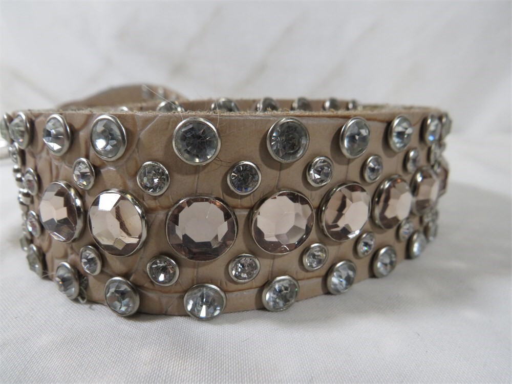 BHW Cowhide Western Rhinestone Bling Belt - NWOT / Size Large BHW NWOT Women main image 4