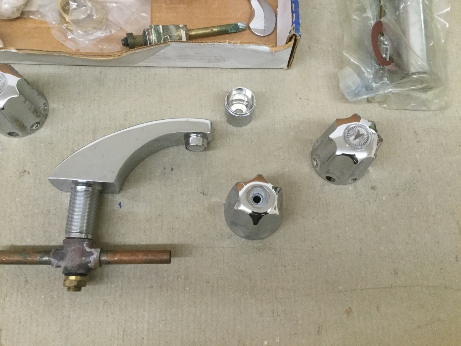 ELJER 559025500 MINIWIDESPREAD LAV SINK FAUCET, PARTS, CHROME eBay