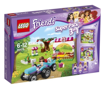 Lego Friends 66478 Super Pack 3-in-1 41026 41027 41029 NEW