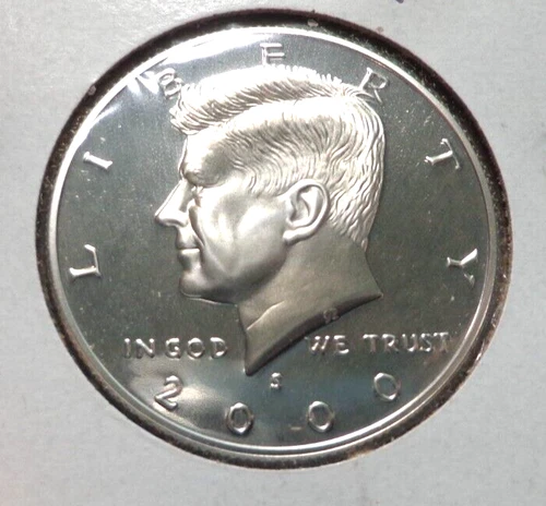 2000 S Silver Proof Kennedy Half Dollar