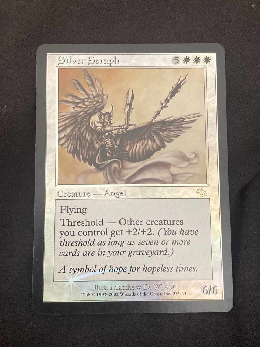 Silver Seraph Foil 23/143 White Rare Judgment Magic The Gathering