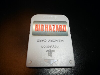 Tested ! Biohazard Playstation 1 Memory Card Resident Evil Japan/US PS1 Official