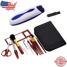 Portable Electric Pull Tweezer Device Women Hair Removal Epilator Shaver Kit