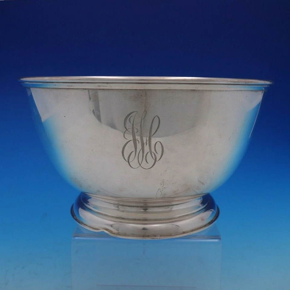 Número 0237 por Tuttle Cuenco de Plata Esterlina Estilo Paul Revere De Colección (#4422) Foto 2 de 4