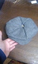 Men's Premium handmade 100% Wool Herringbone tweed, newsboy Collection Hat 7 1/4