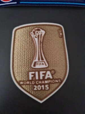 FC Barcelona 2015 UEFA CHAMPIONS LEAGUE SET Soccer patch 5 TROPHY