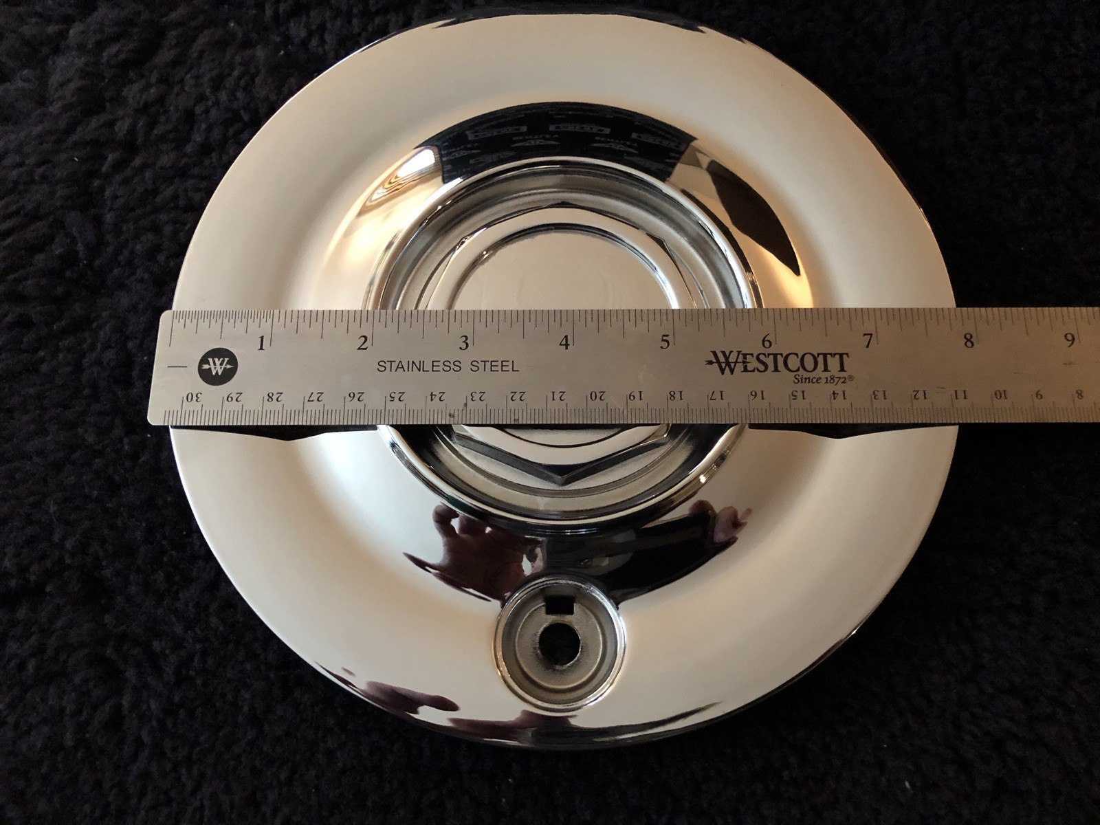 Bentley 1996 Turbo R Brooklands Speedline Chrome Hub Cap Center UT10698 OEM NLA