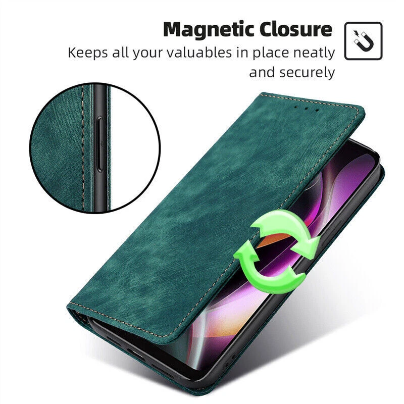 Magnetic Flip Wallet Phone Case For Oneplus 13 12 10 11 9 8 7 6 N20 Nord 5 CE 5 - Image 3 of 4