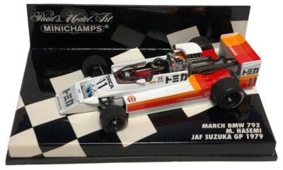Minichamps March BMW 792 JAF Suzuka GP 1979 - Masahiro Hasemi Maßstab 1:43