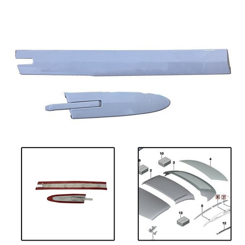 Links Cabrioverdeck Scharnier Abdeckung + Clips Kit Für BMW E93/330i/M3/F33/440i - Picture 12 of 12
