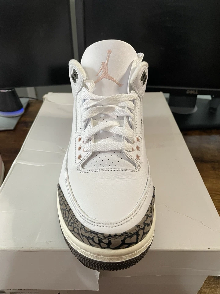 Air Jordan 3 ретро неаполитанский W размер 8,5 - Изображение 4 из 4