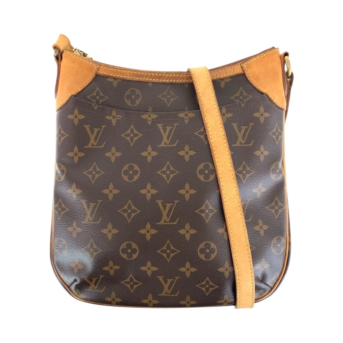 LOUIS VUITTON（LV） Borsa a tracolla Louis Vuitton Monogram Odeon PM M56390 marrone oro PVC pelle