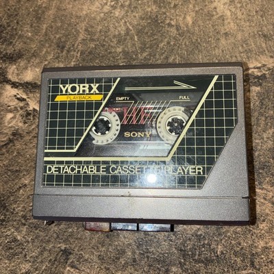 yorx model bp-1000bk detachable cassette player Just Cassette Player Working