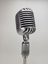 Vintage Shure 556A Dynamic Microphone Tested Not Working Parts 55 AS IS