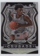 2020-21 Panini Prizm Draft Picks Crusade Silver Prizm James Wiseman #82 12zm