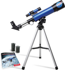 NASA Lunar Telescope for Kids 90X Tripod Eyepieces Finder Scope Astronomy Gift  