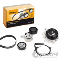 Continental Ctam KEILRIPPENRIEMEN-SATZ Wasserpumpe Passend FüR Mercedes C-KLASSE