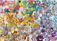 Ravensburger 15166 Puzzle 1000 Teile Challenge PokéMon Pokemon 1. Generation 14+